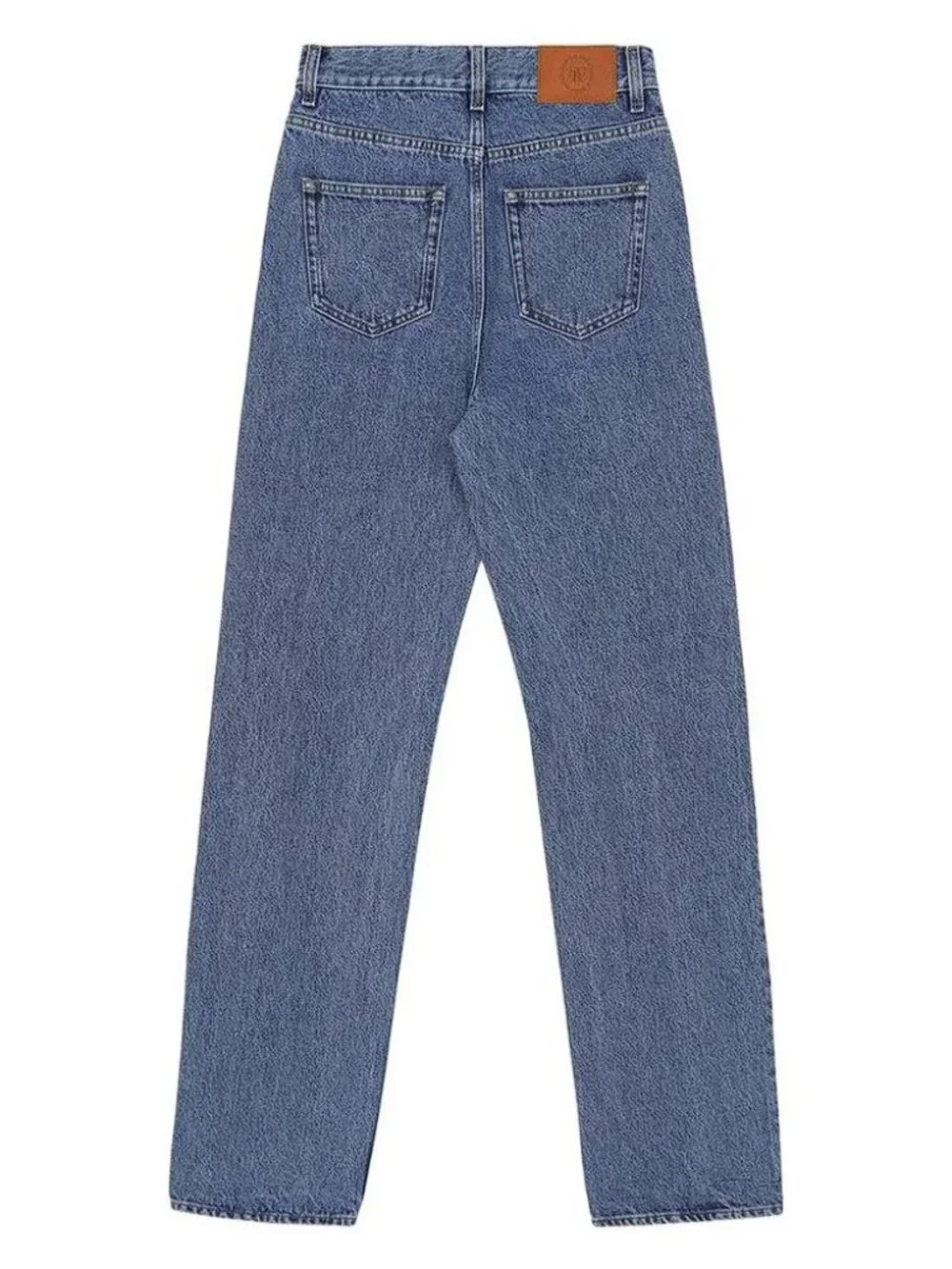 SPORTY & RICH Women's SRHWC Straight Pants Size 29 In Medium Blue - Picture 2 of 9
